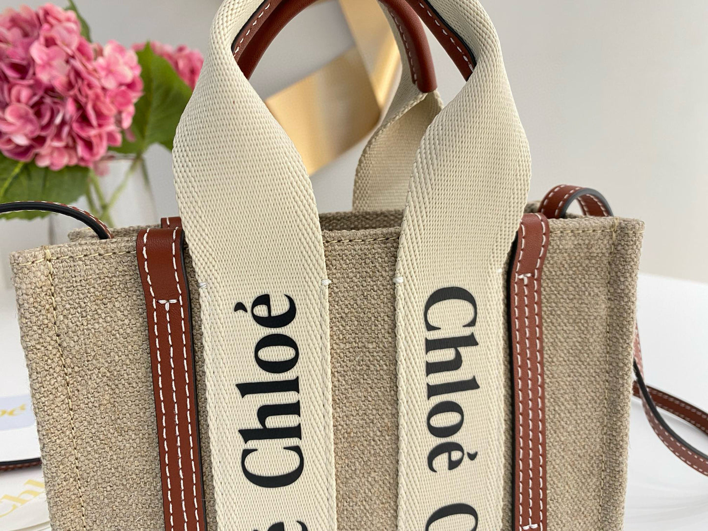 Chloe Woody Tote Bag