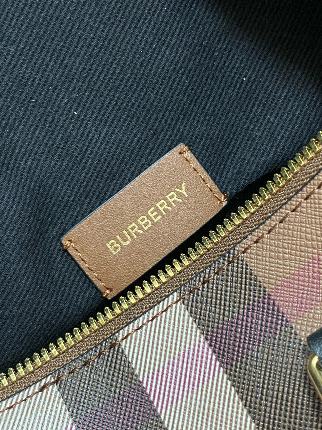 Burberry Medium Check Bowling Bag