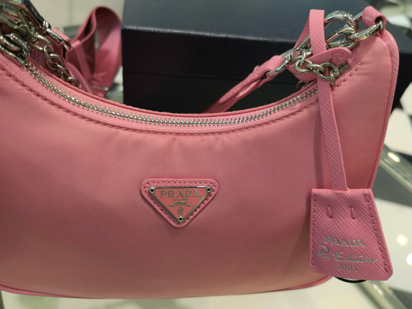 PD Re-Nylon Saffiano Bag