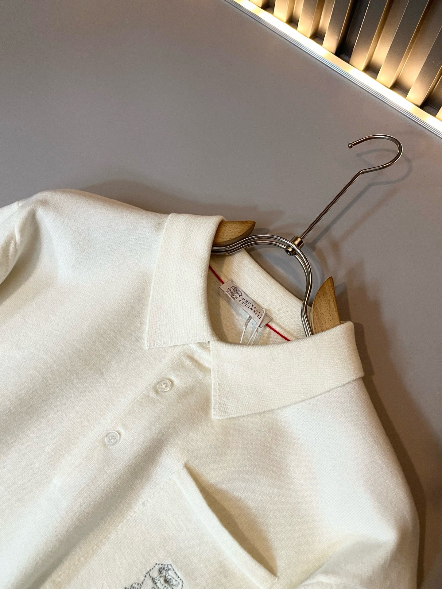 Brunello Cucinelli Long Sleeve Polo