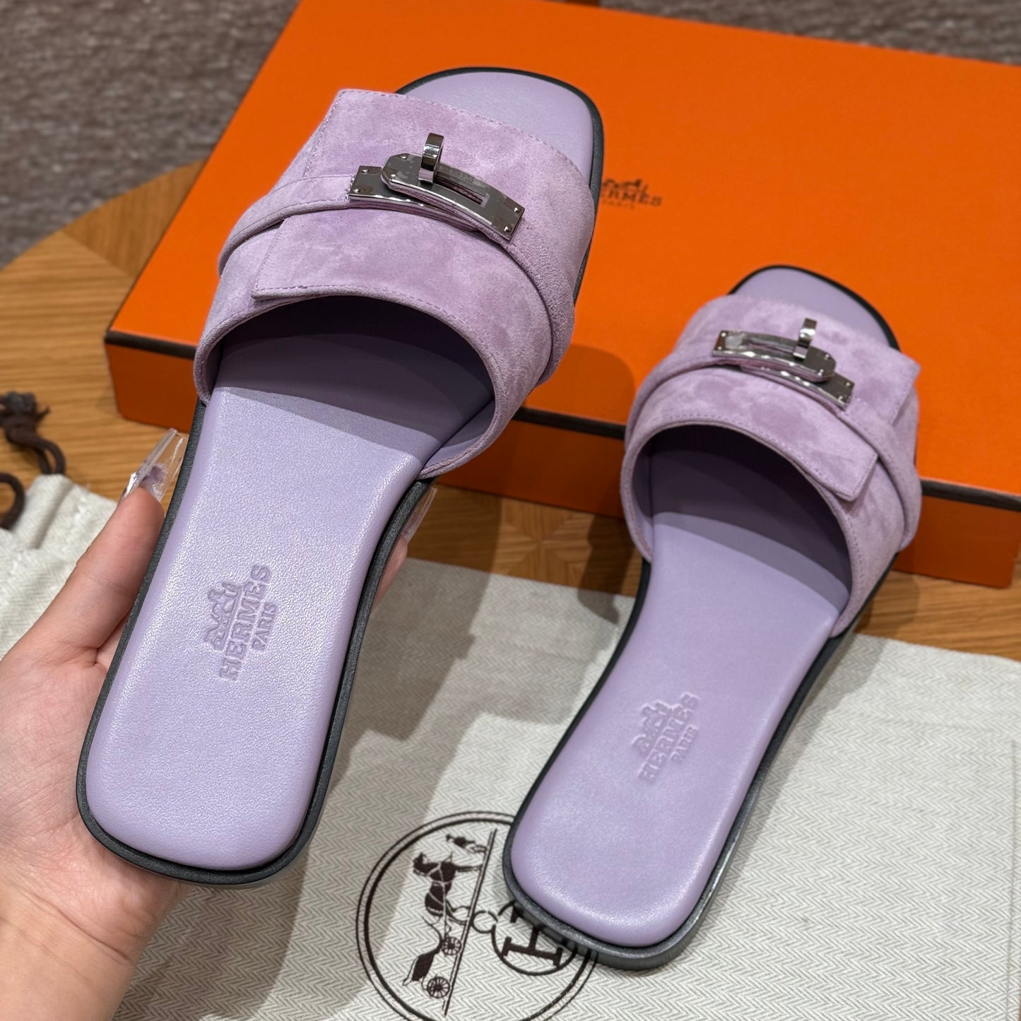 Hermes Slippers