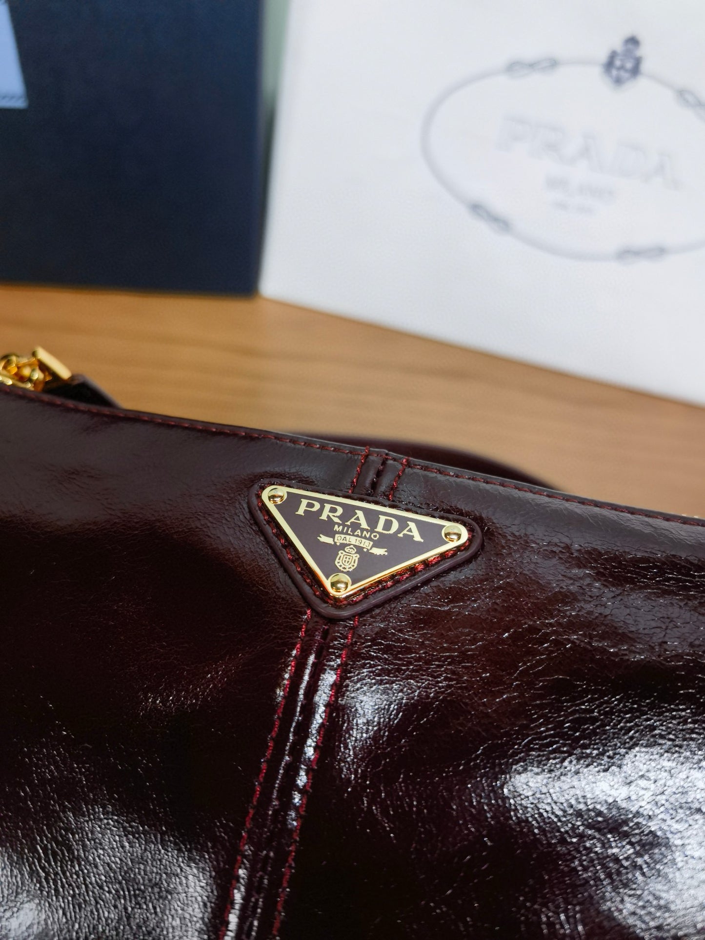 Prada Soft Lux Shoulder Bag 26x11.5x6cm