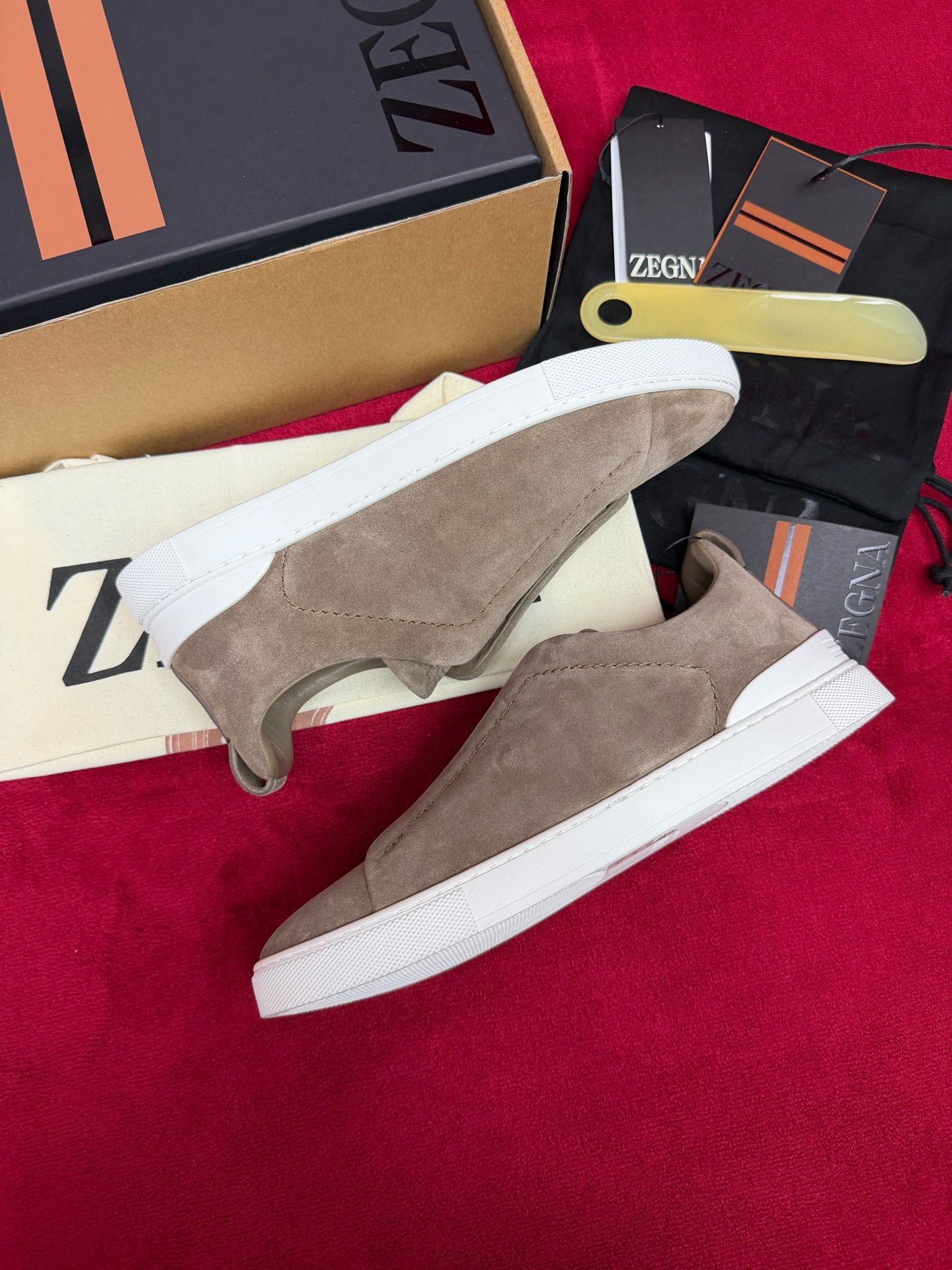 Zegna Suede Sneakers