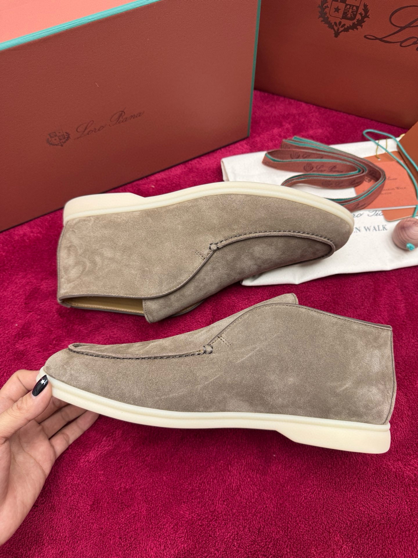 Loro Piana Open Walk Loafers