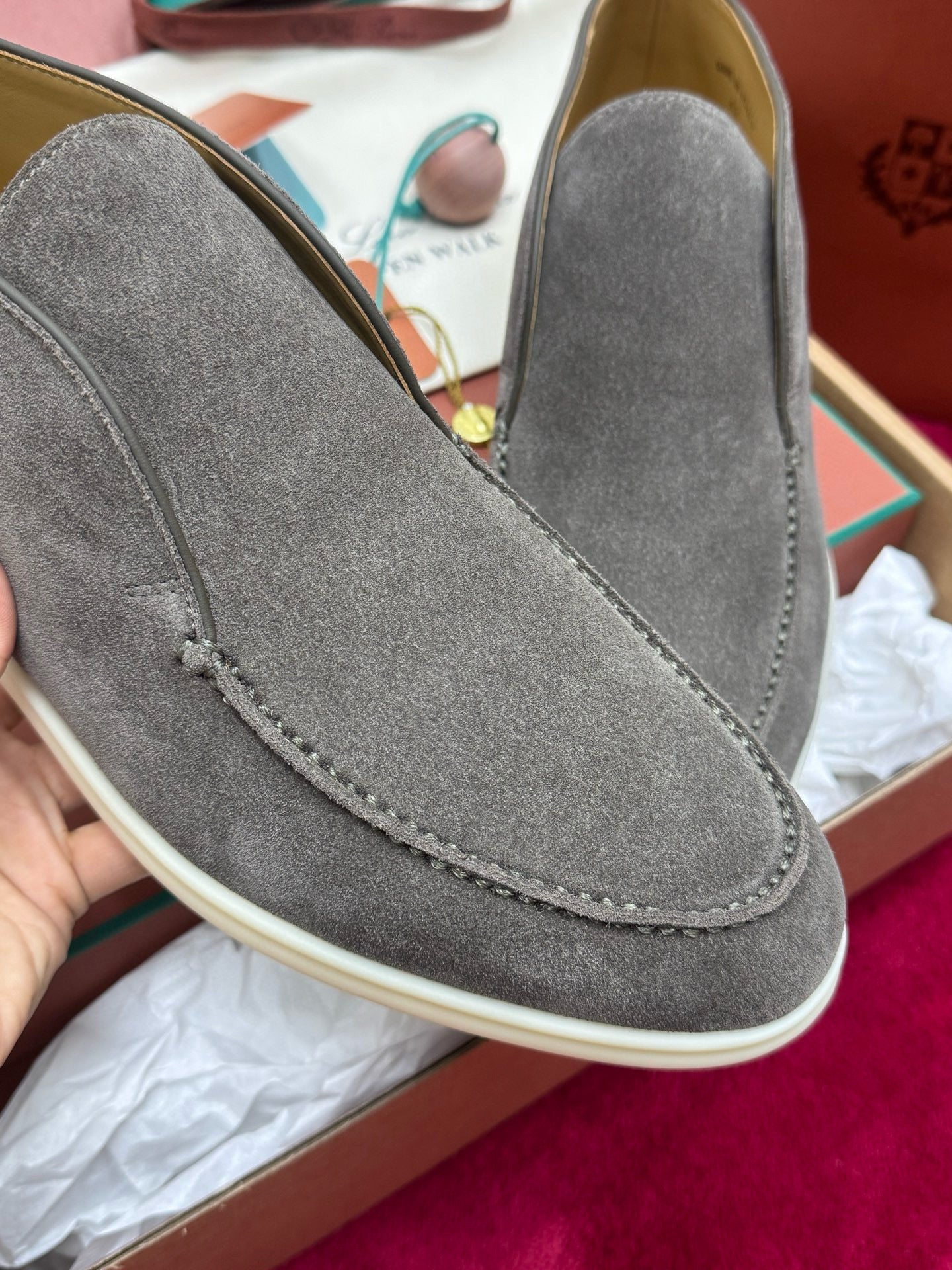 Loro Piana Open Walk Loafers