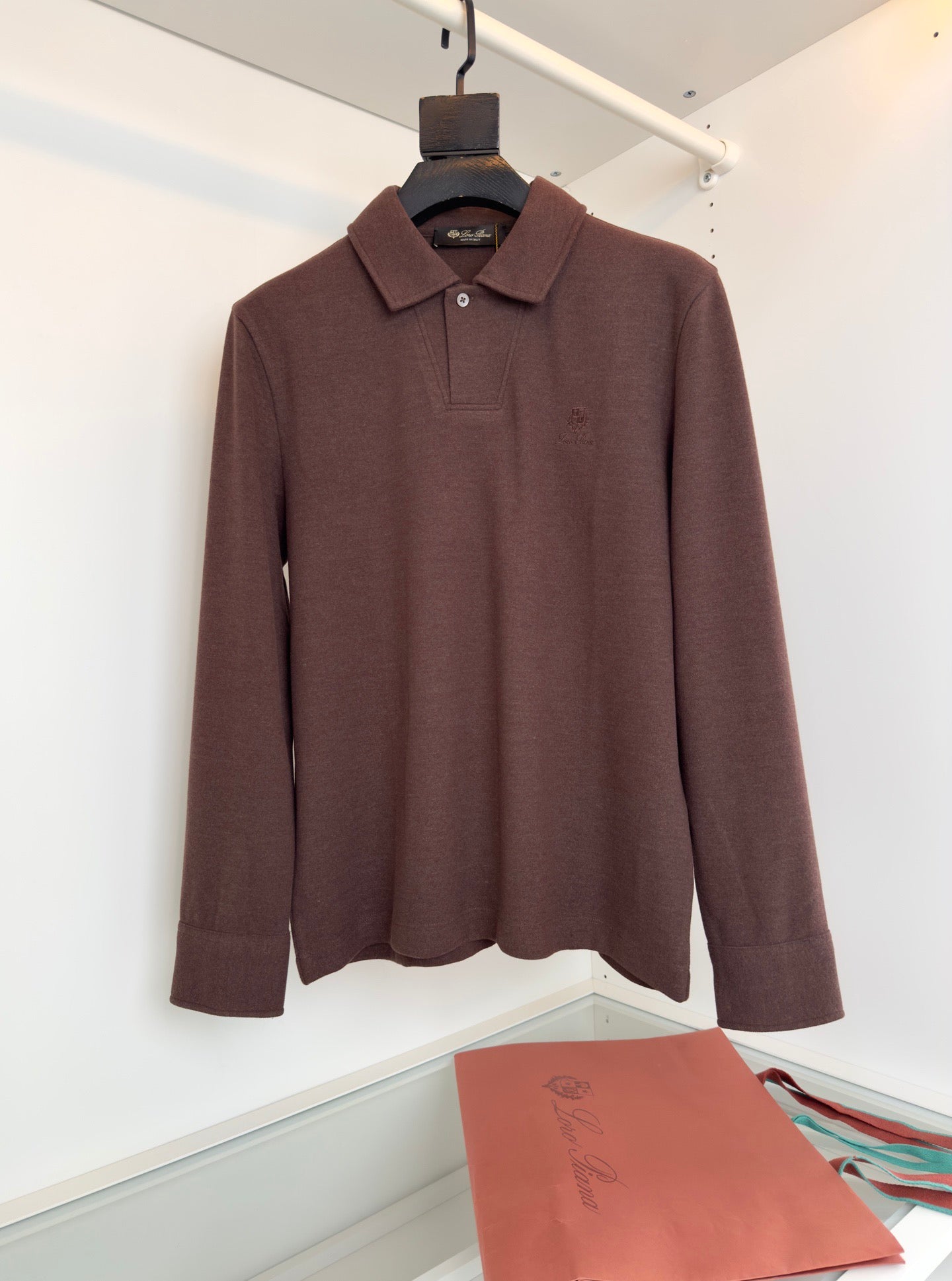 Loro Piana Long Sleeve Polo