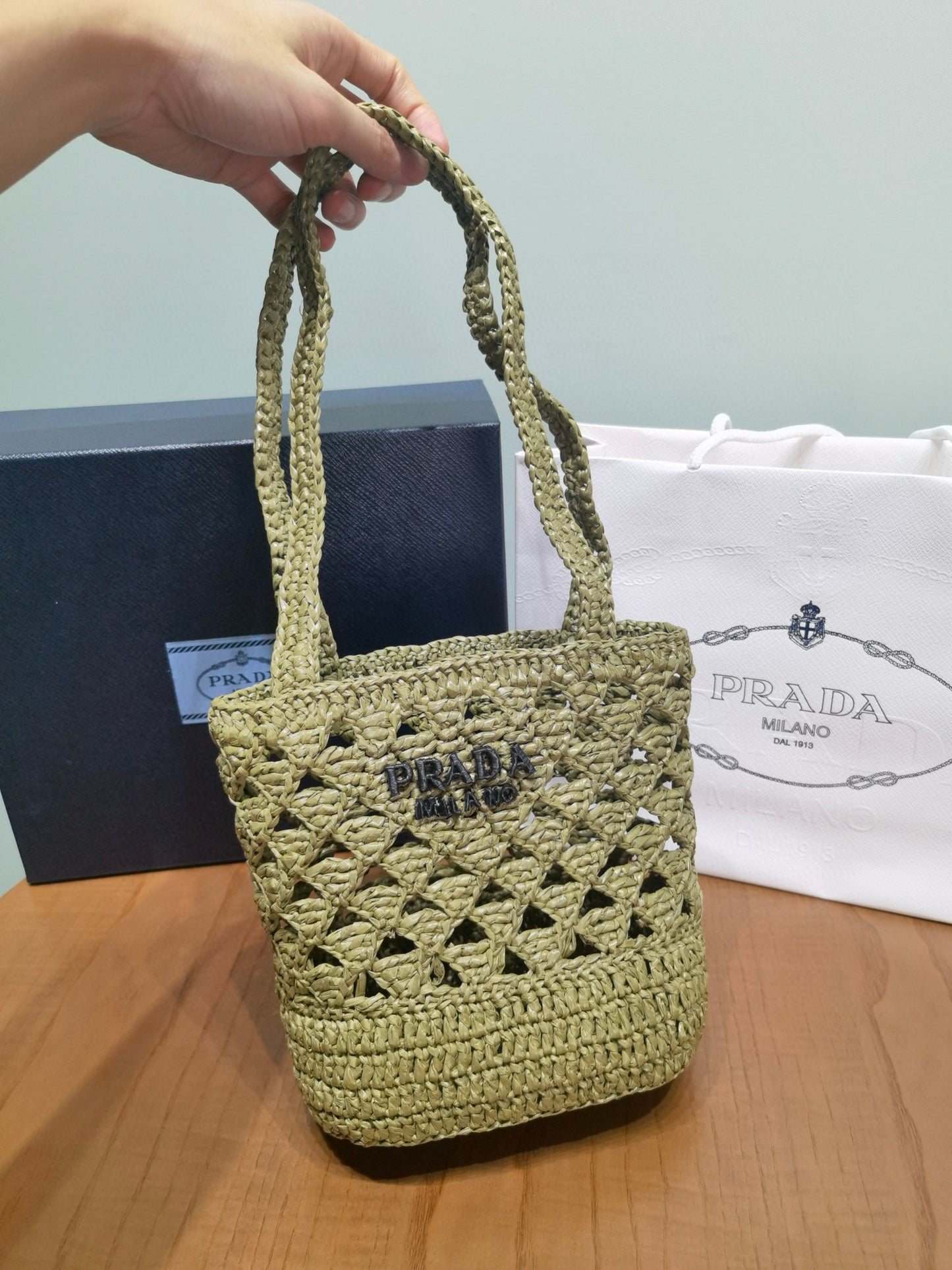 PD Mini Crochet Tote Bag