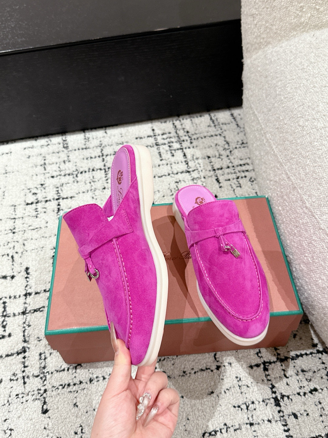 Loro Piana Sabot Loafers