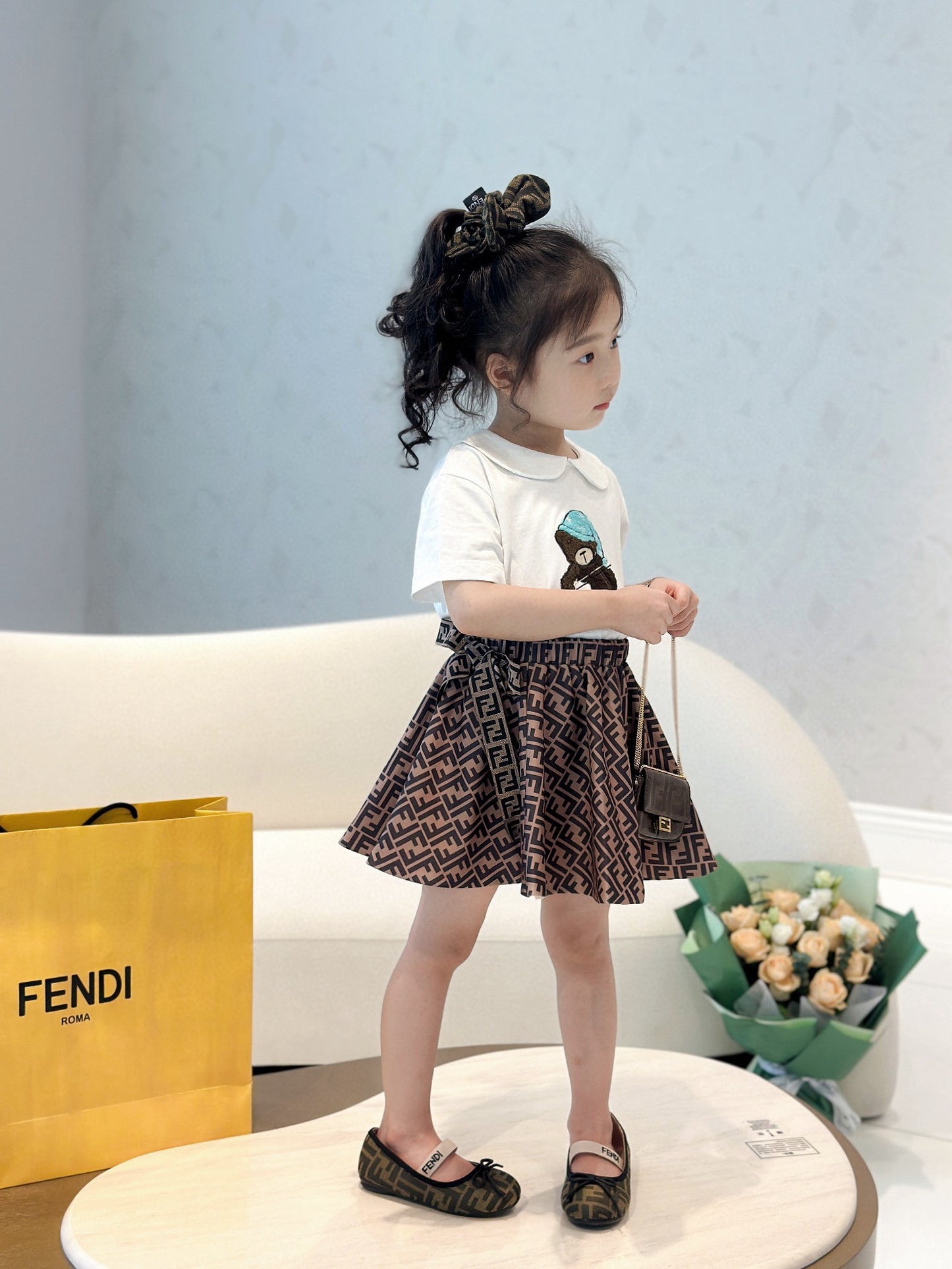 Fendi Shirt/Skirt Set