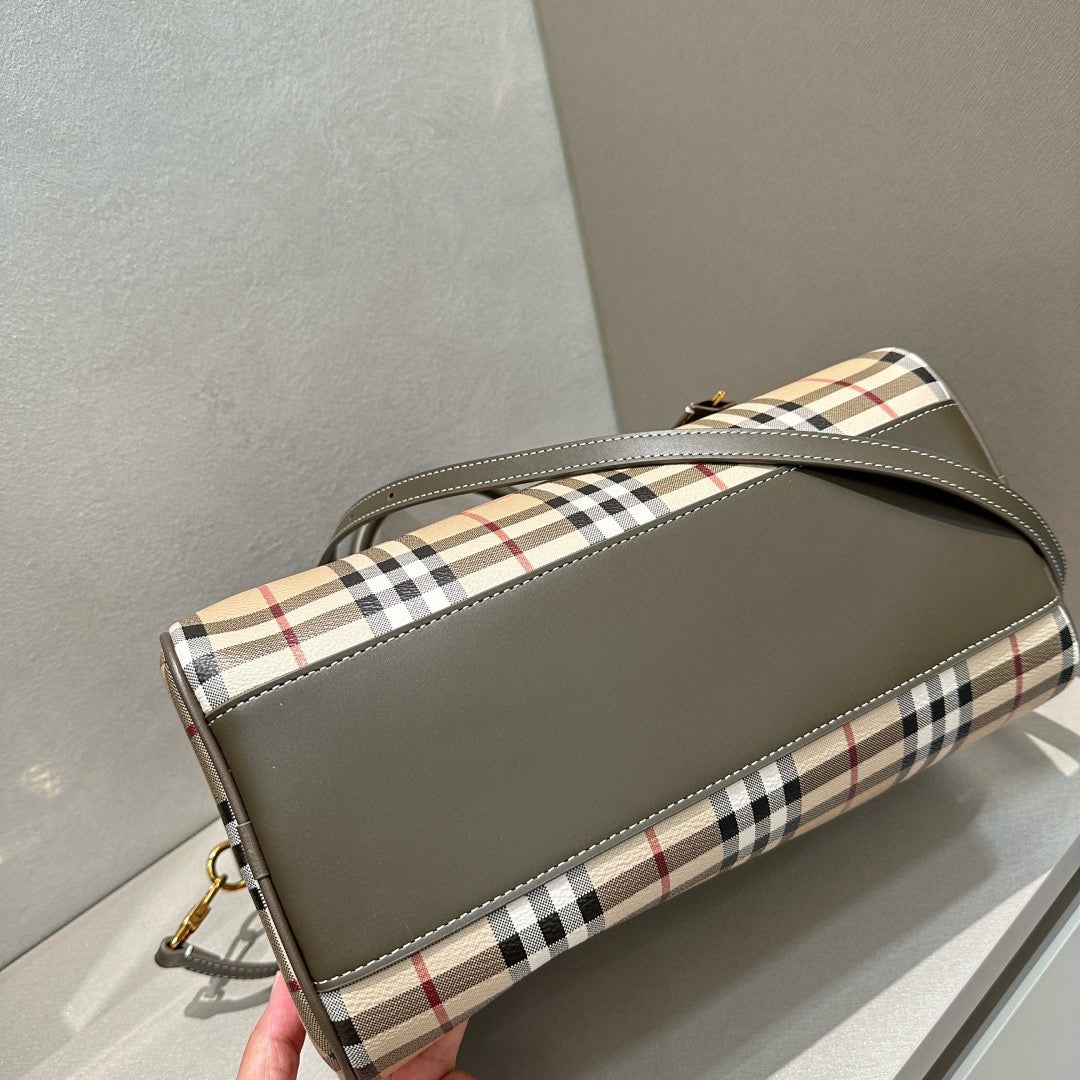 Burberry Medium Check Bowling Bag