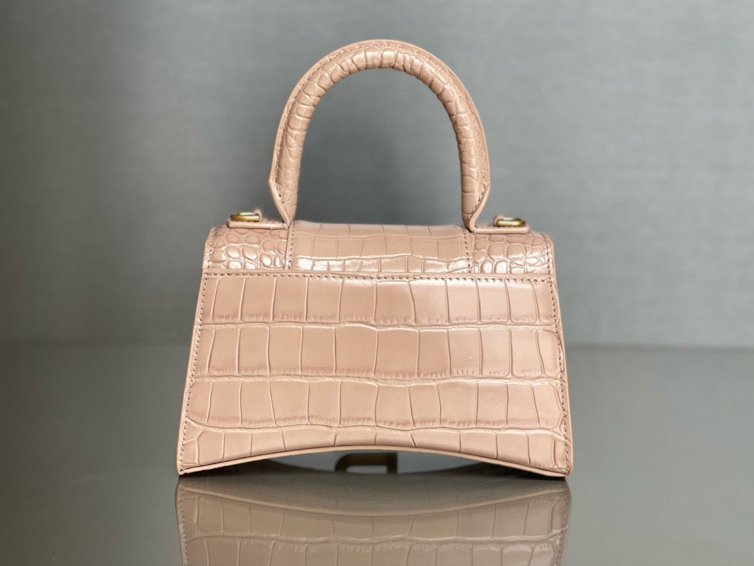 BLCG Hourglass Crocodile Top-handle Handbag
(19x8x21cm)