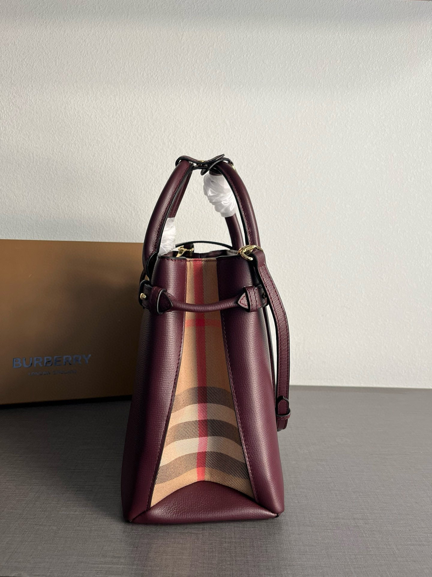 Burberry Banner Top Handle Bag