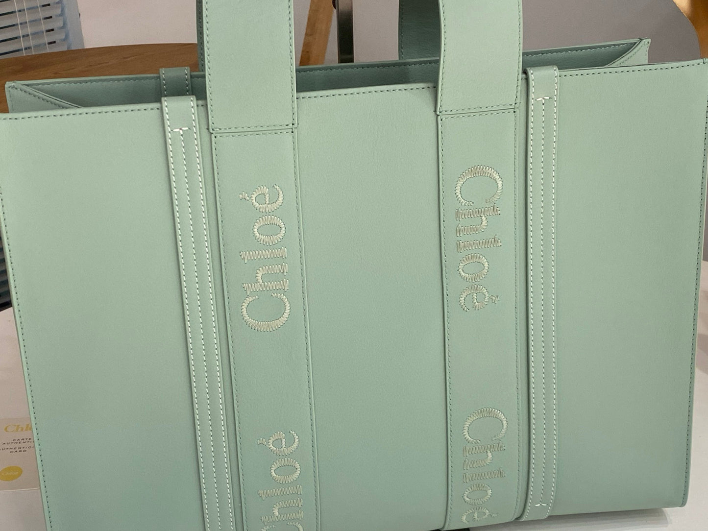 Chloe Woody Tote Bag