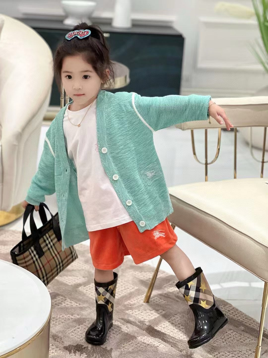 BBR Cardigan/Short Pant Set