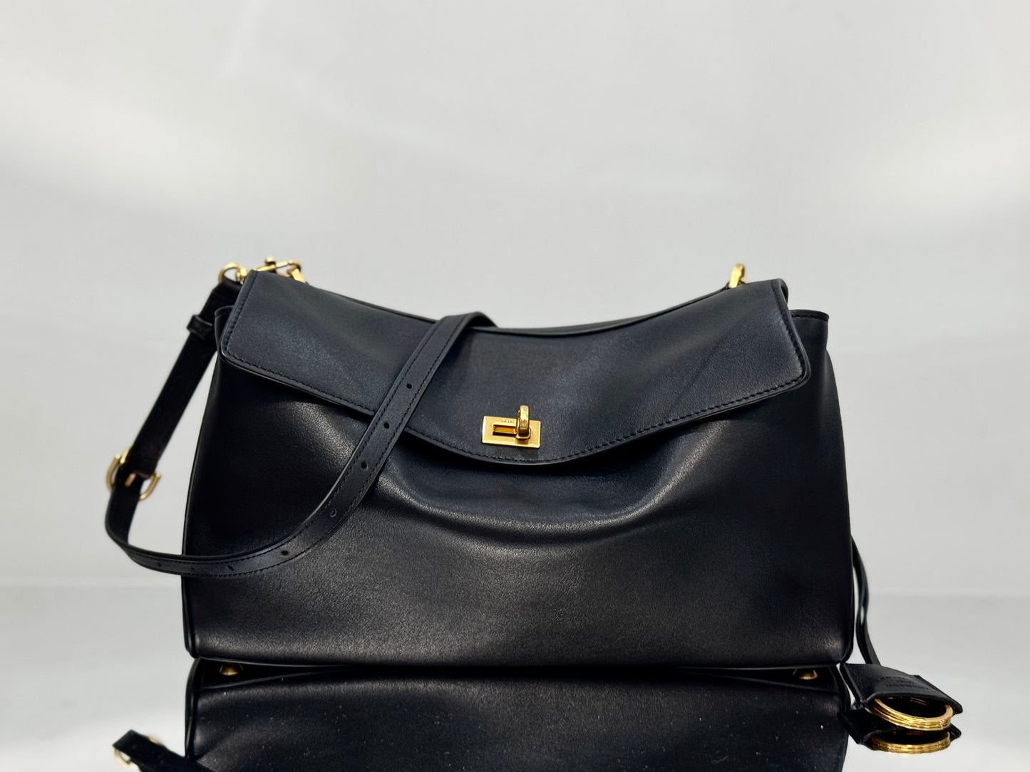 BLCG Medium Leather Rodeo Handbag(32x6.5x20cm)