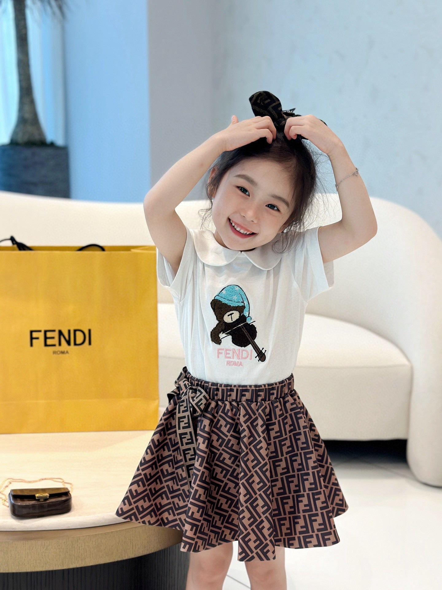 Fendi Shirt/Skirt Set