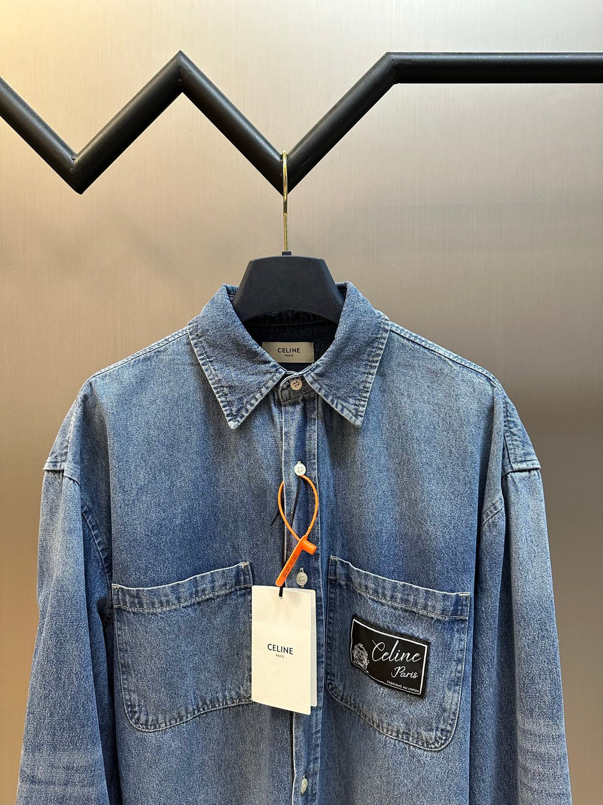 Celine Long Sleeve Denim Shirt