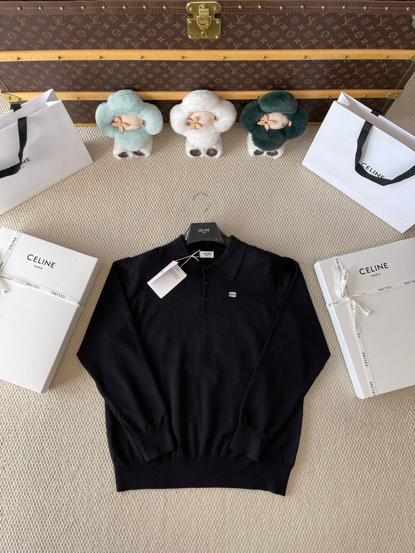 Celine Long Sleeve Polo