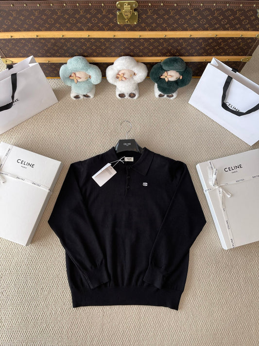 Celine Long Sleeve Polo