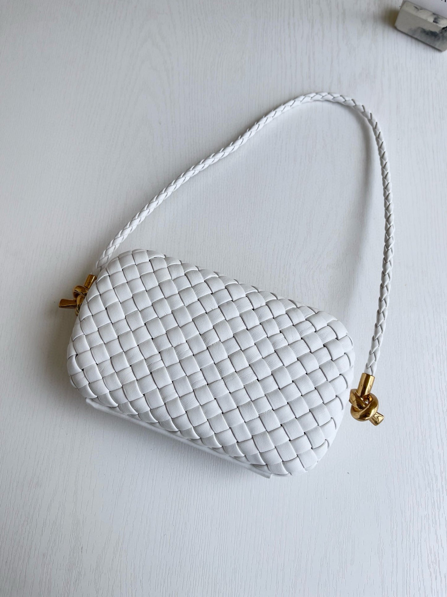 BV Knot Foulard Intrecciato Shoulder Bag