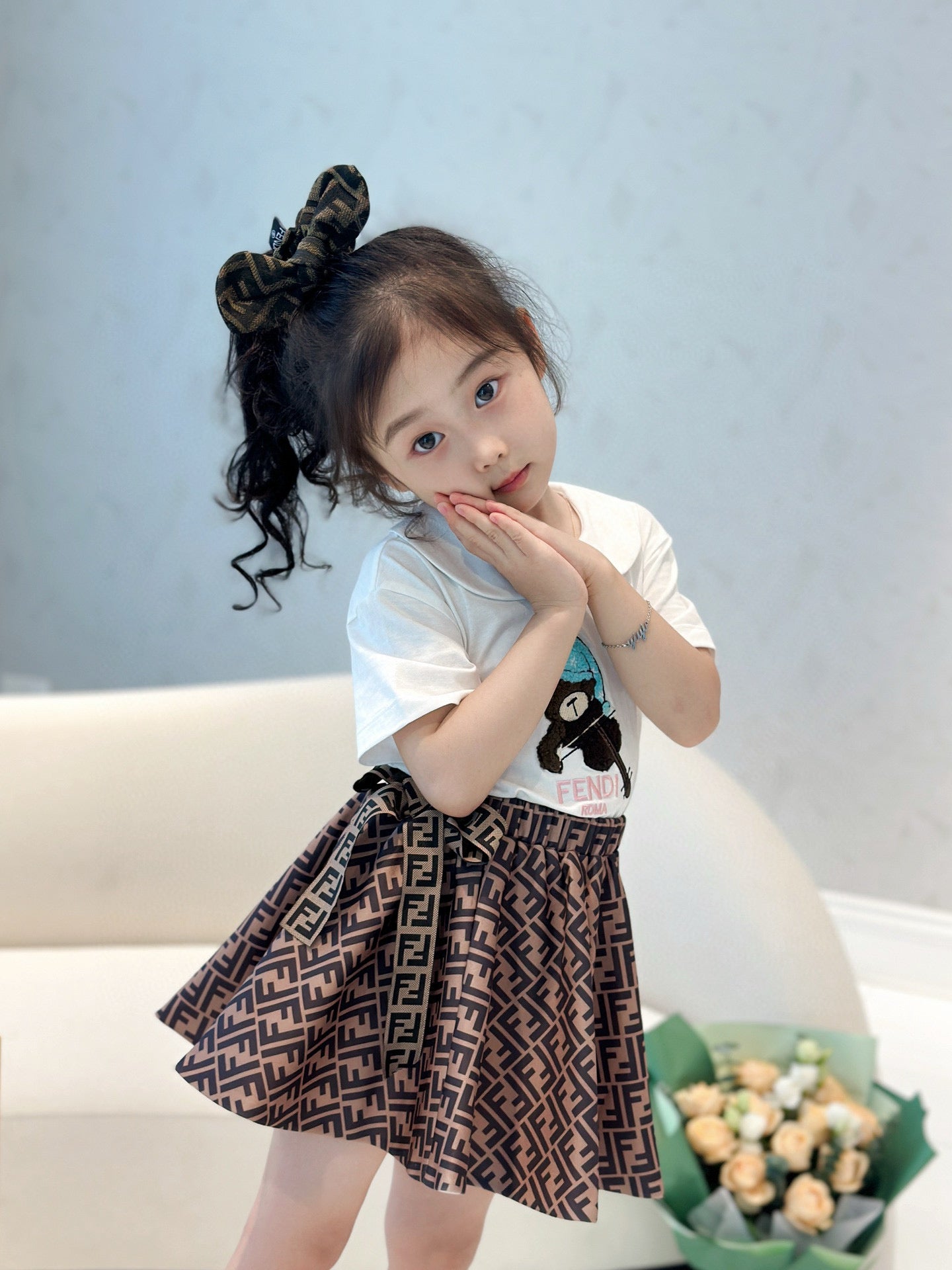 Fendi Shirt/Skirt Set