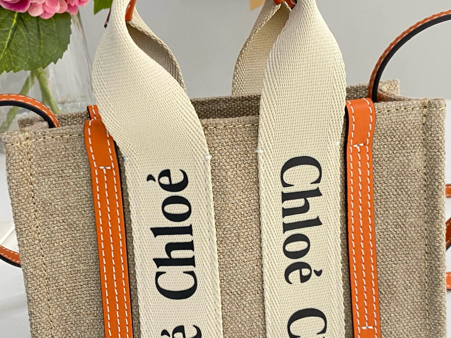 Chloe Woody Tote Bag