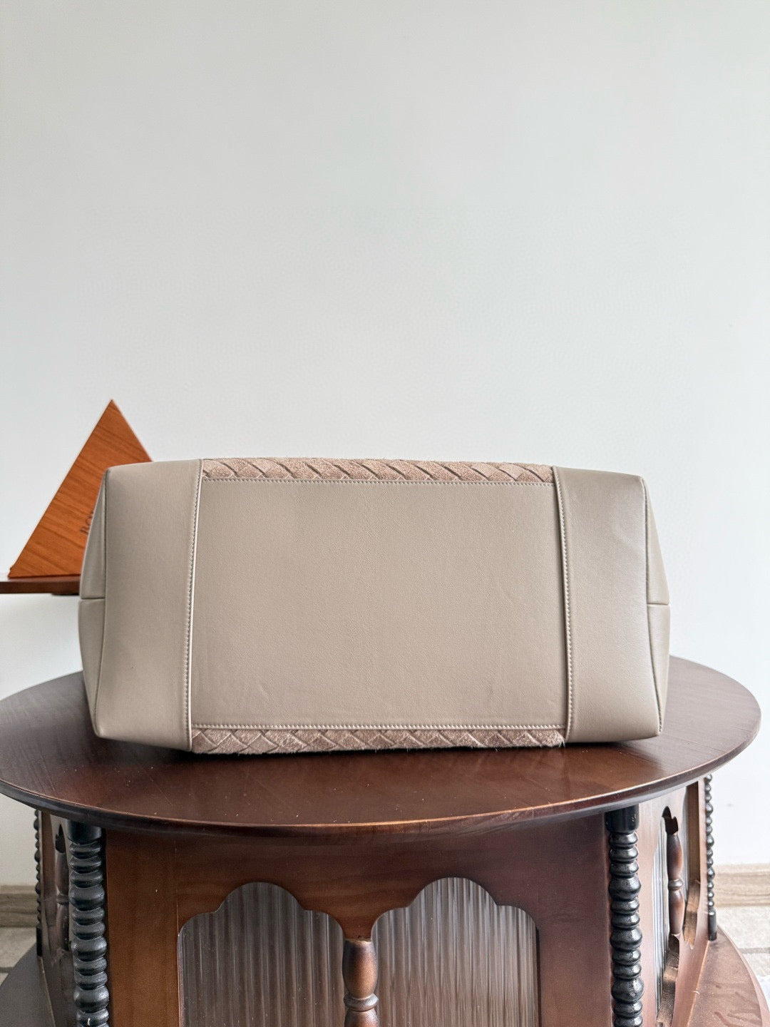BV Andiamo Voyager Suede Tote Bag 43x39x20cm