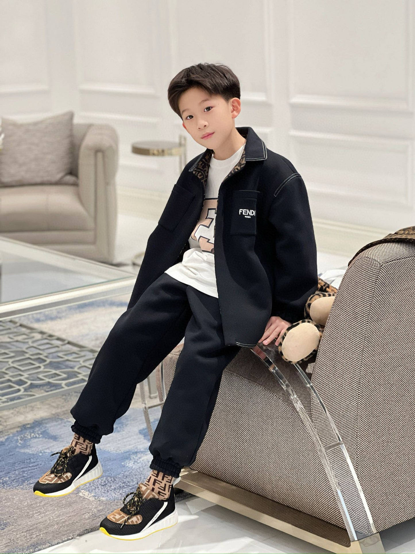 Fendi Jacket/Long Pant Set