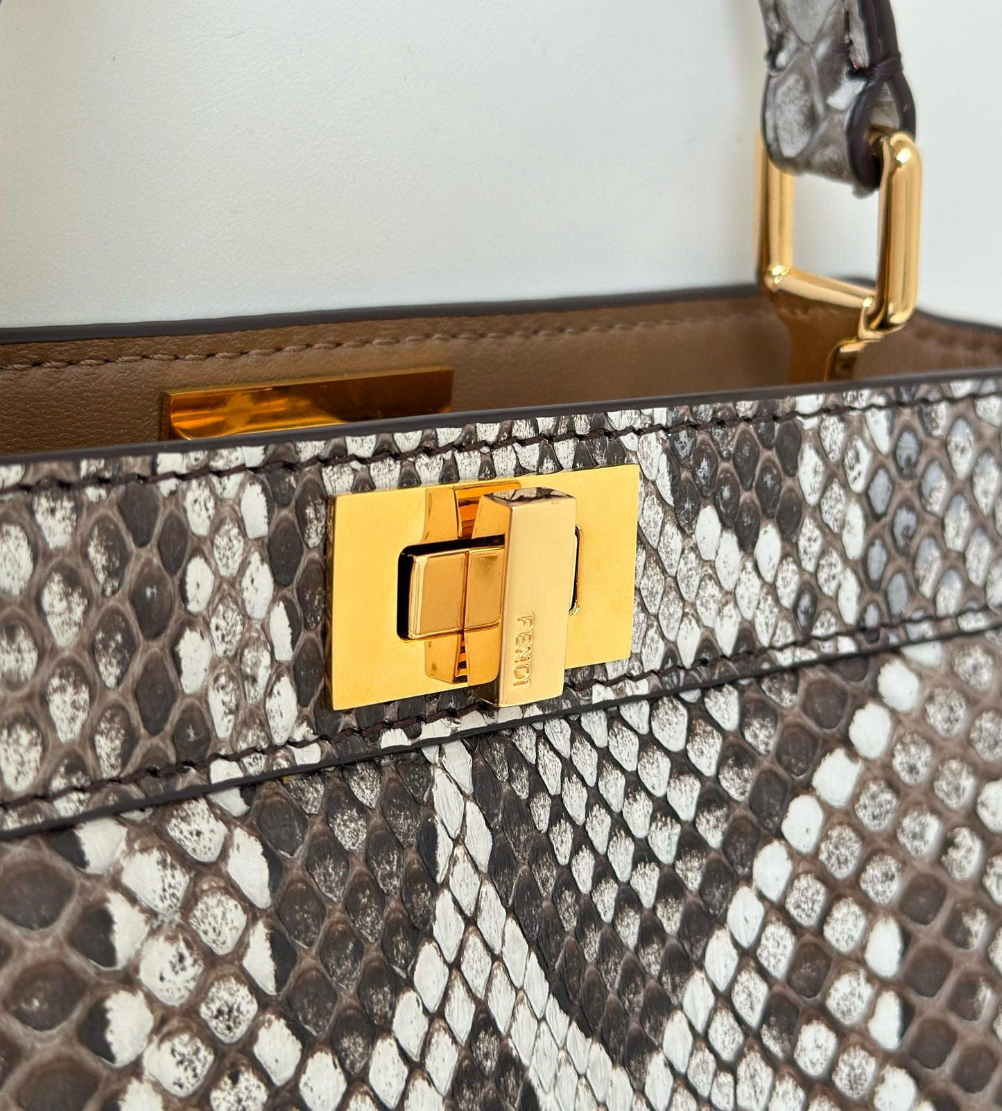 Fendi Peekaboo Bag (Python leather)