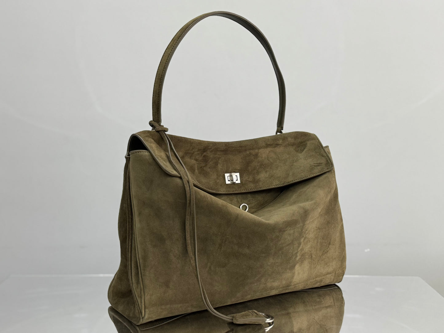 BLCG Rodeo Medium Suede Handbag 40x30x13cm