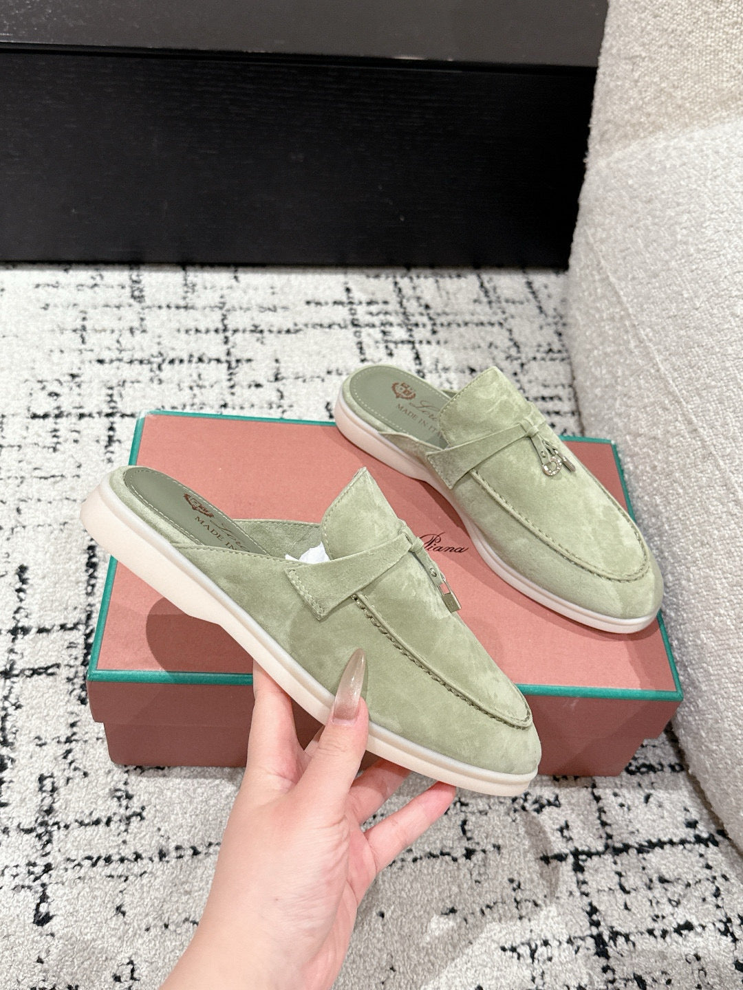 Loro Piana Sabot Loafers