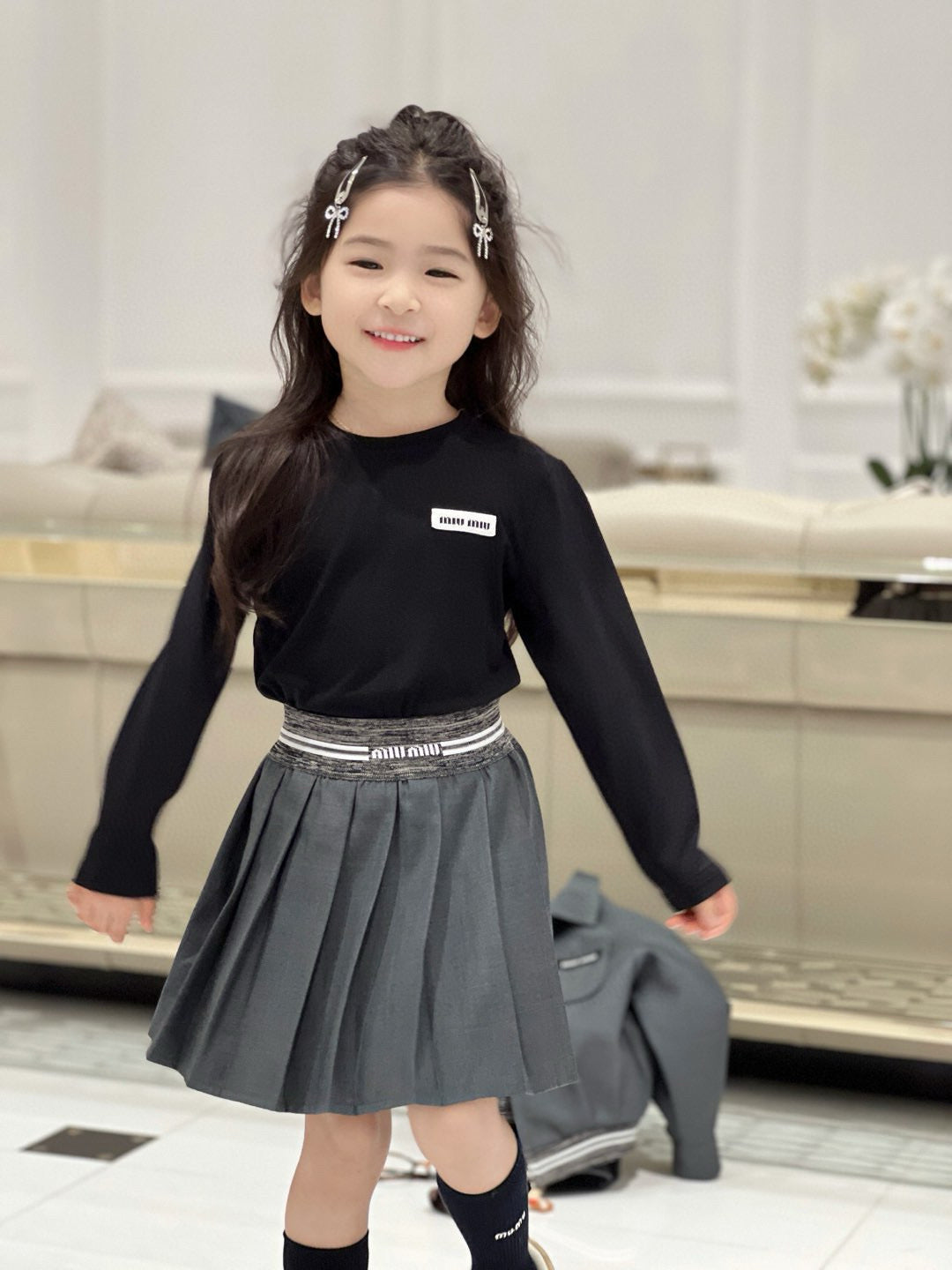 MiuMiu Sweater/Skirt Set