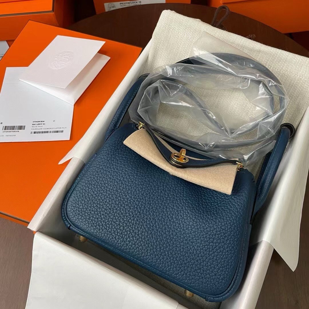 Hermes Mini Lindy, 19cm, S4, TC Skin