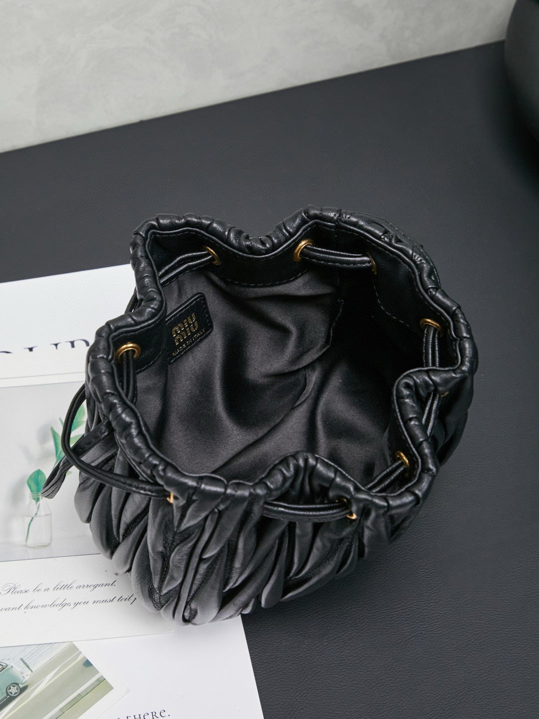Miu Miu Nappa Handbag