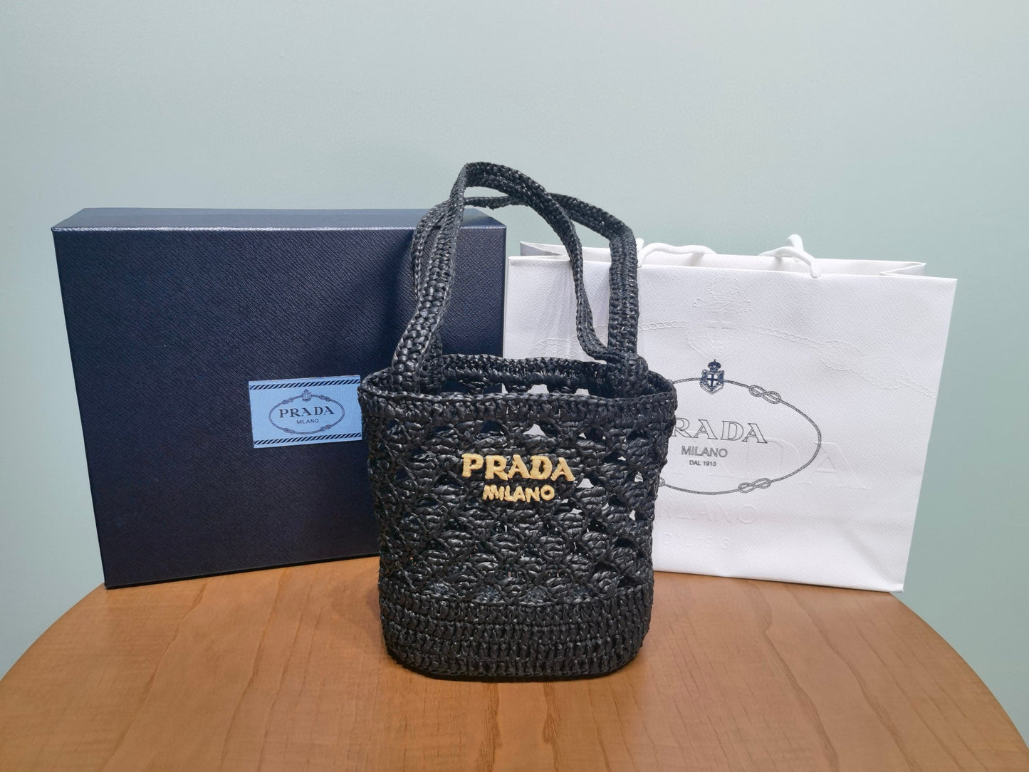 PD Mini Crochet Tote Bag
