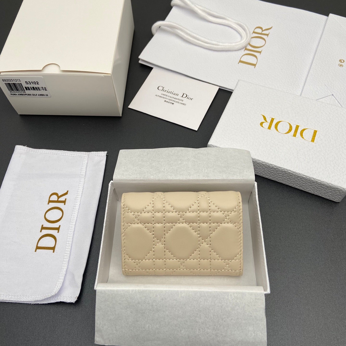 Dior Jolie Glycine Wallet