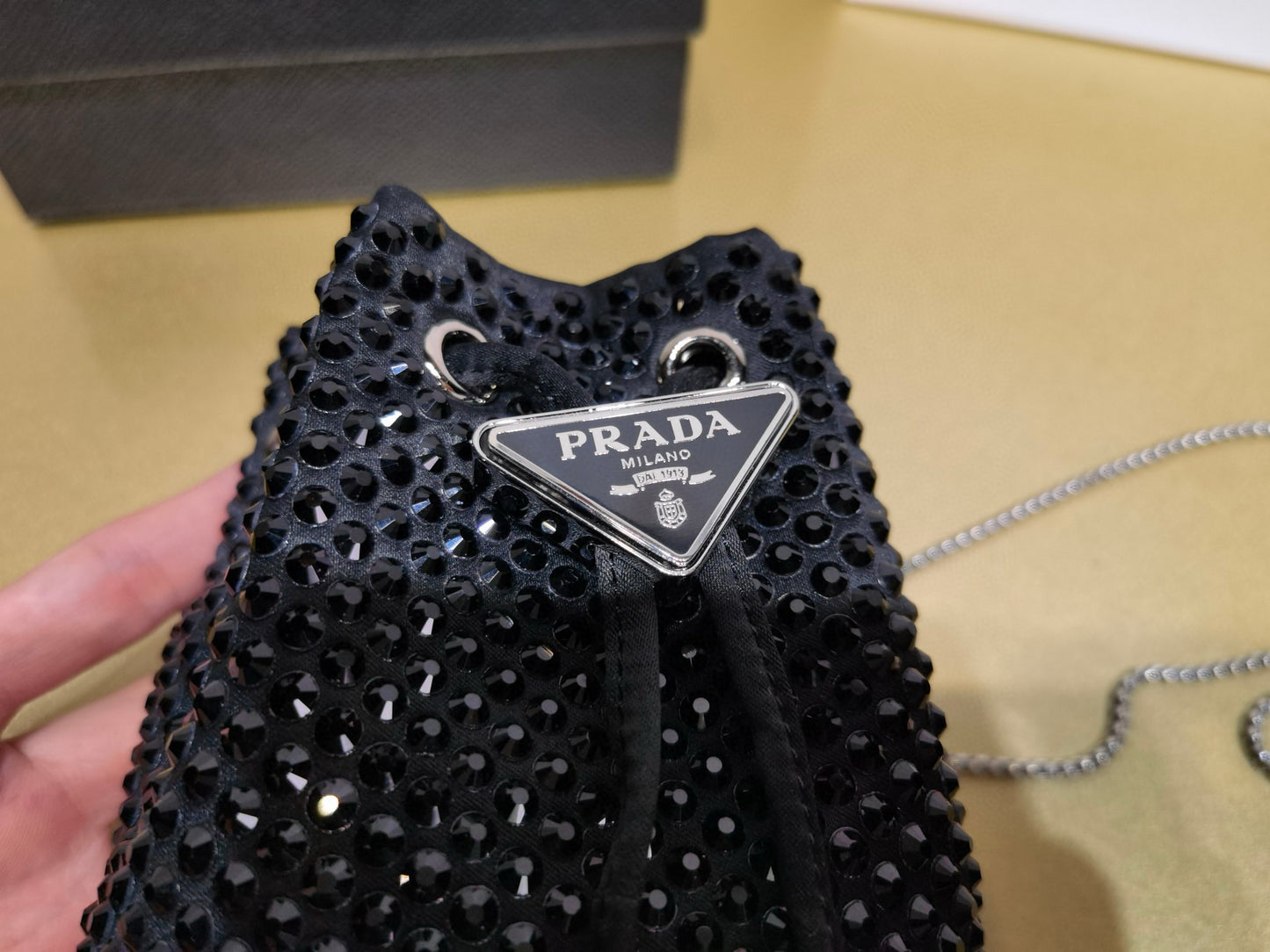 Prada Crystal Cross Body Bag Mini