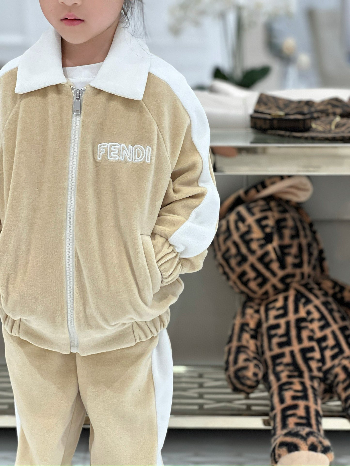 Fendi Jacket/Long Pant Set