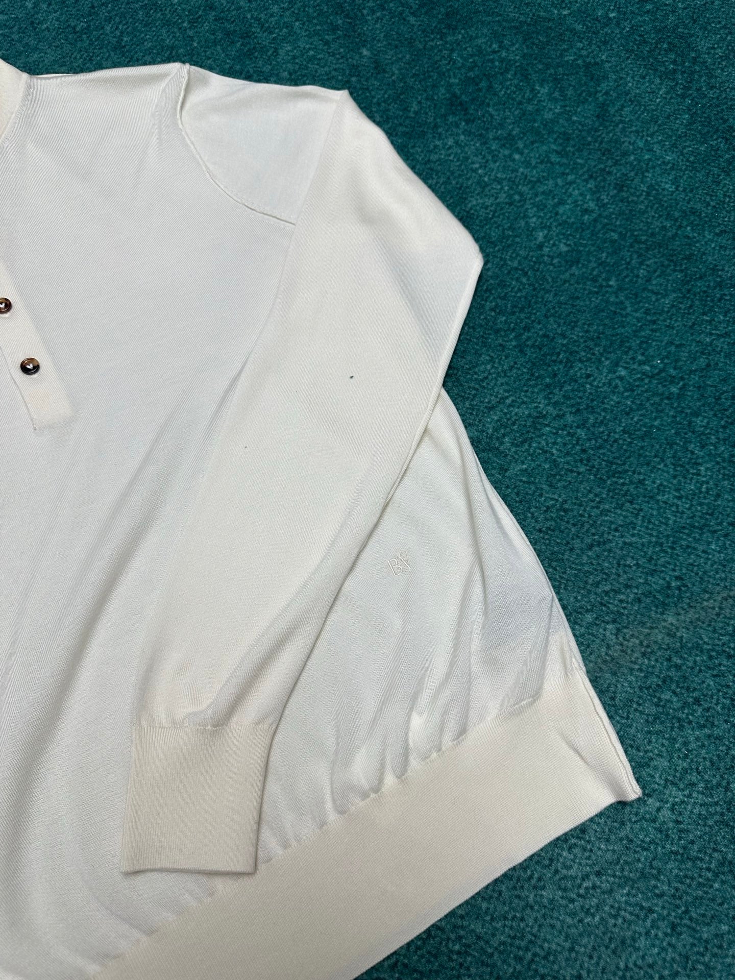 Bottega Veneta Long Sleeve Polo
