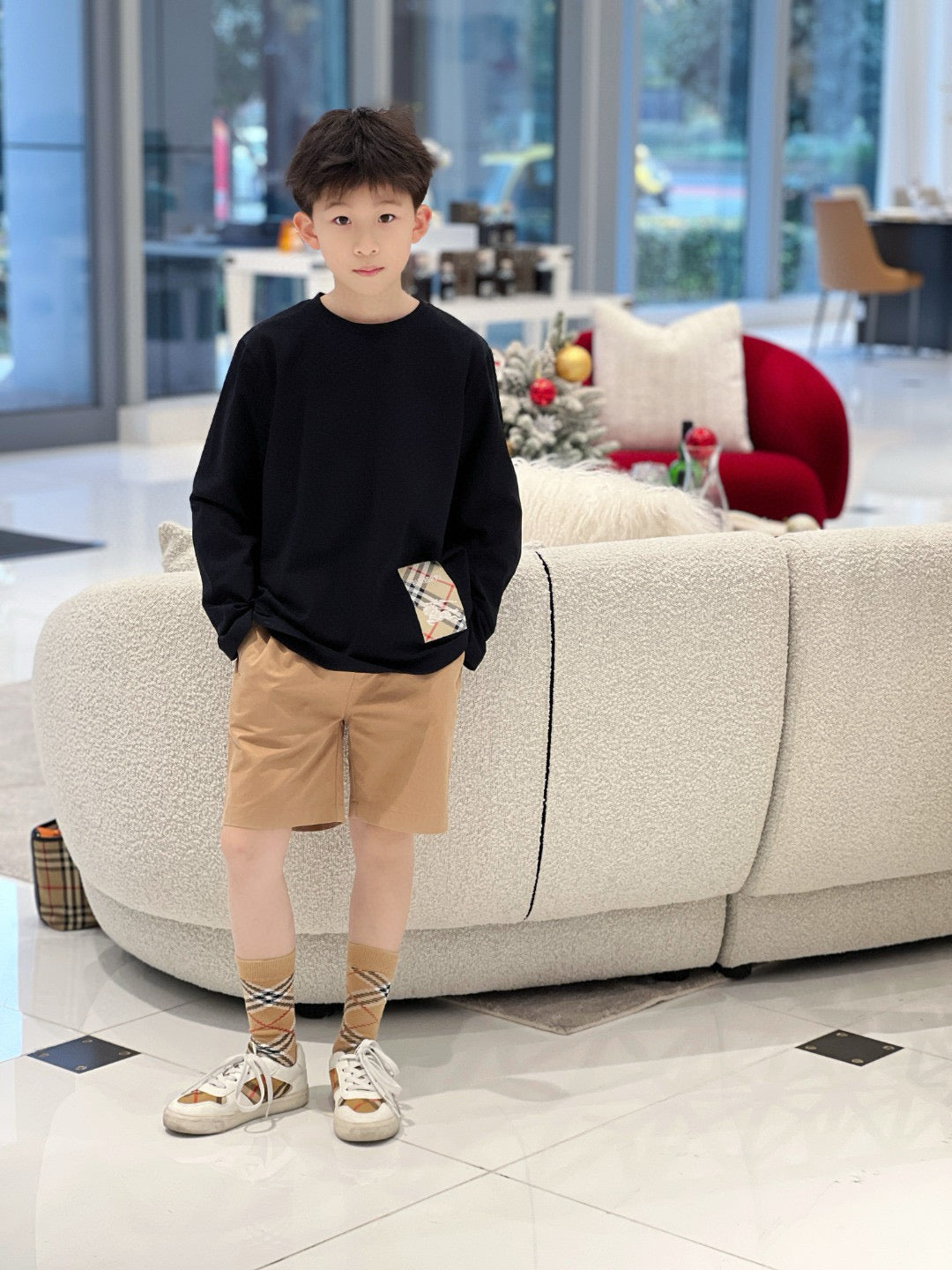 Burberry Sweater/Short Set