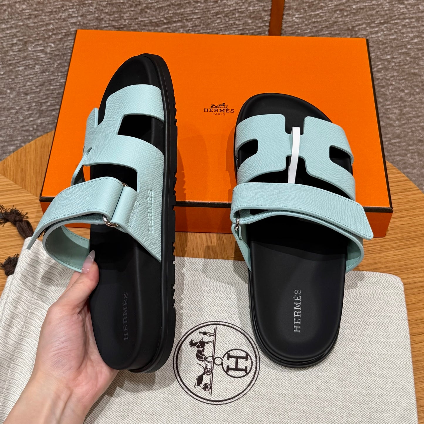 Hermes Chypre Sandals