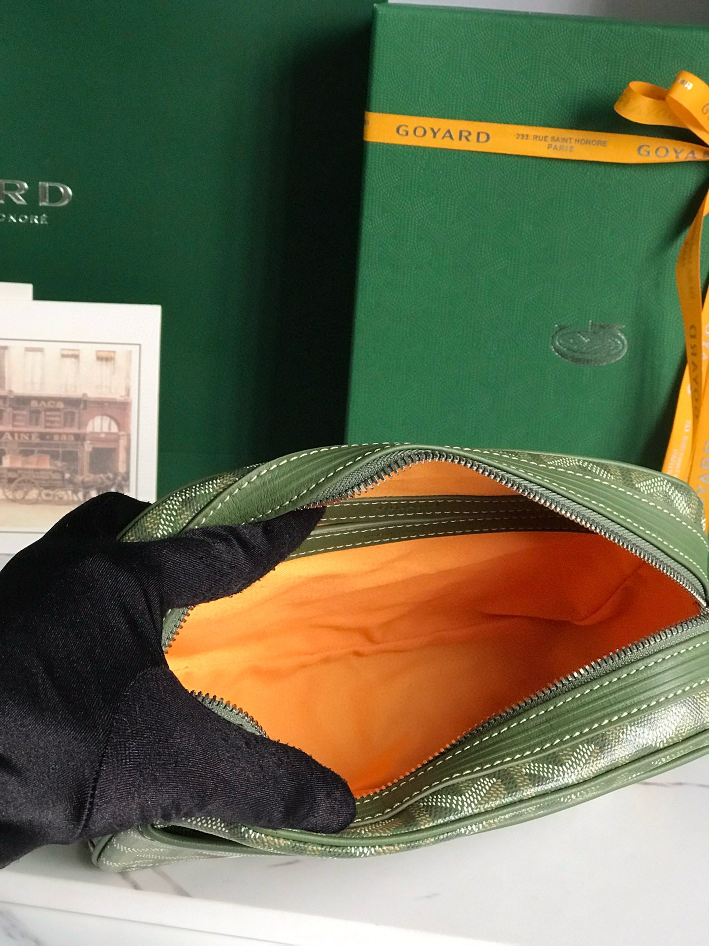 GOYARD CAP-VERT PM BAG