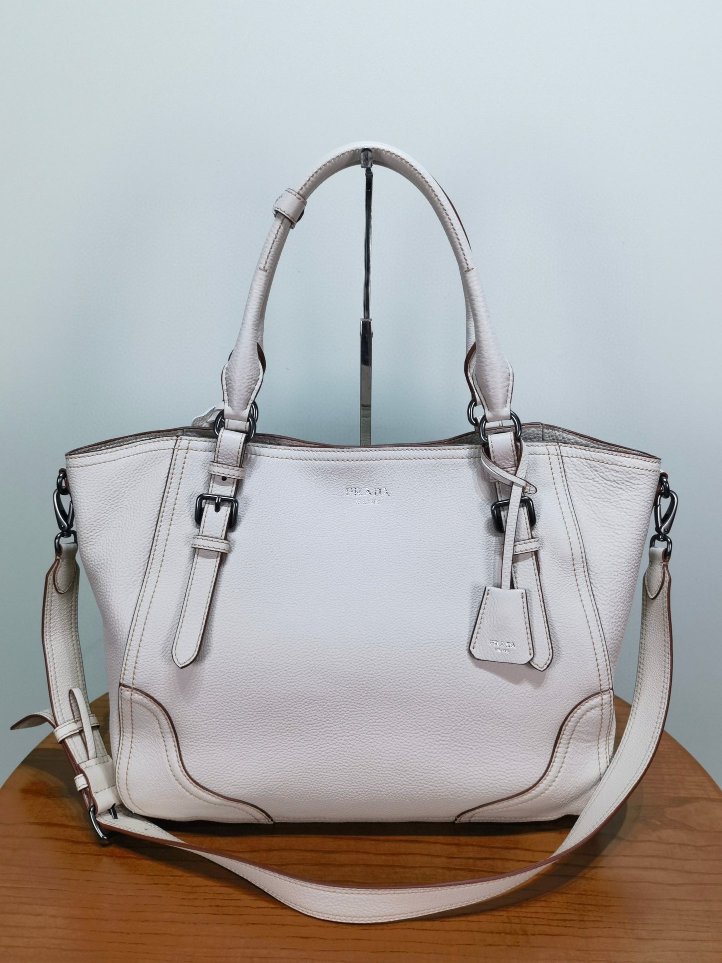 PD Large Leather Tote Bag 38x32x14cm
