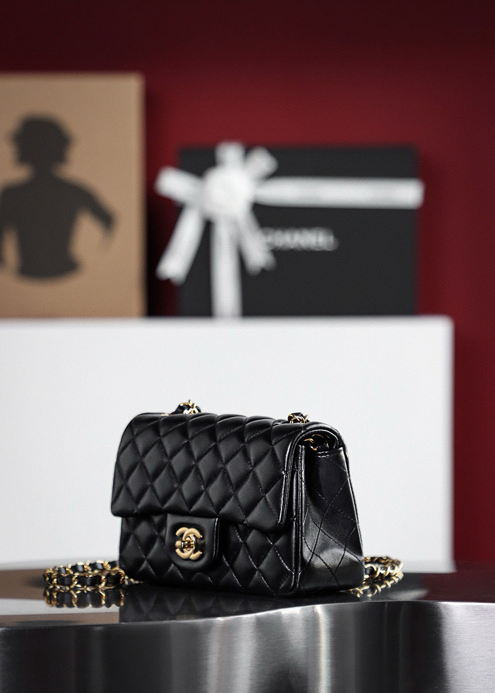 Chanel CF Mini Bag (12x20x6cm)