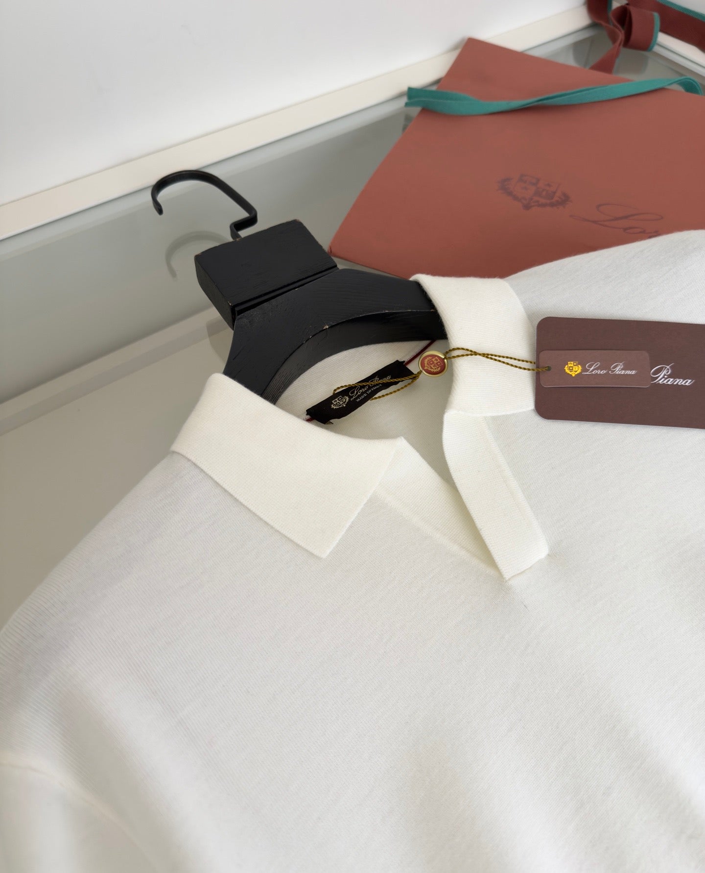 Loro Piana Long Sleeve Polo