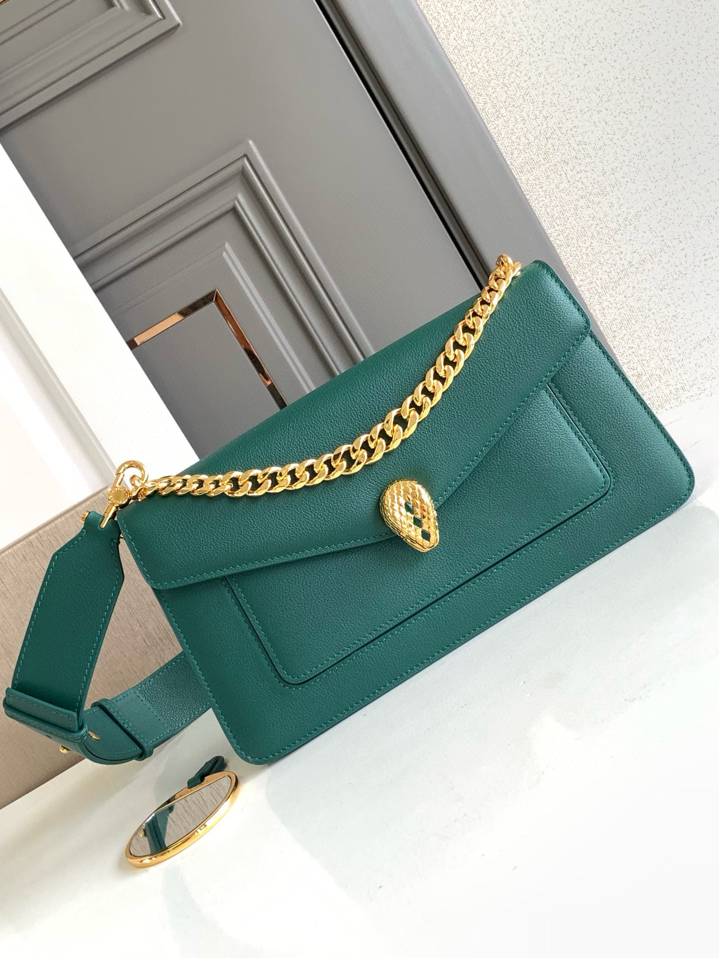 Bvlgari Serpenti East-West Maxi Chain Bag
