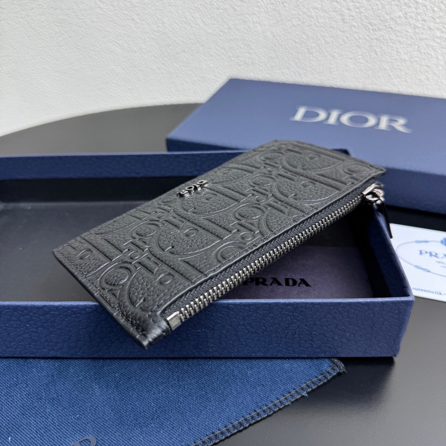 Dior Zipped Card Holder