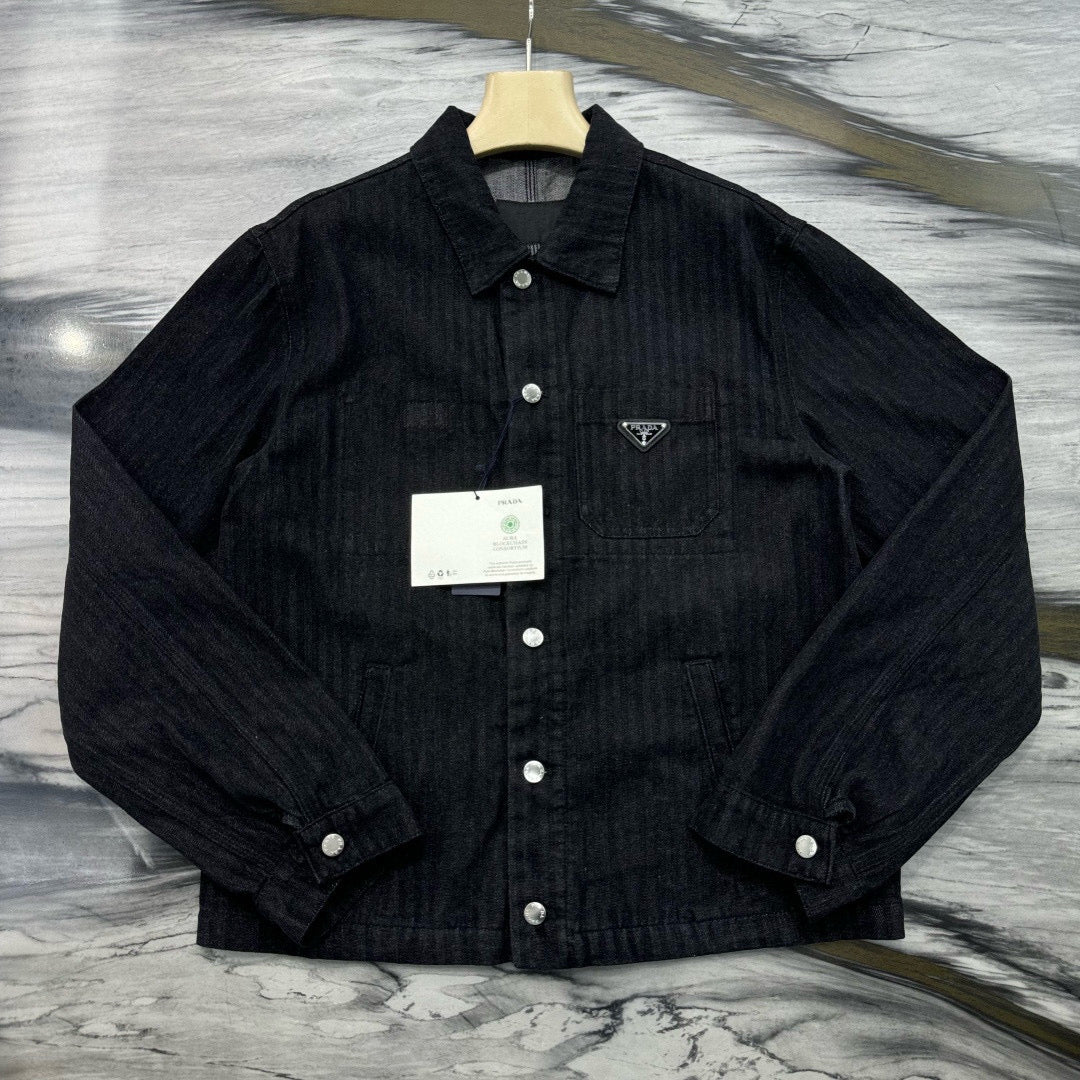 Prada Denim Blouson Jacket
