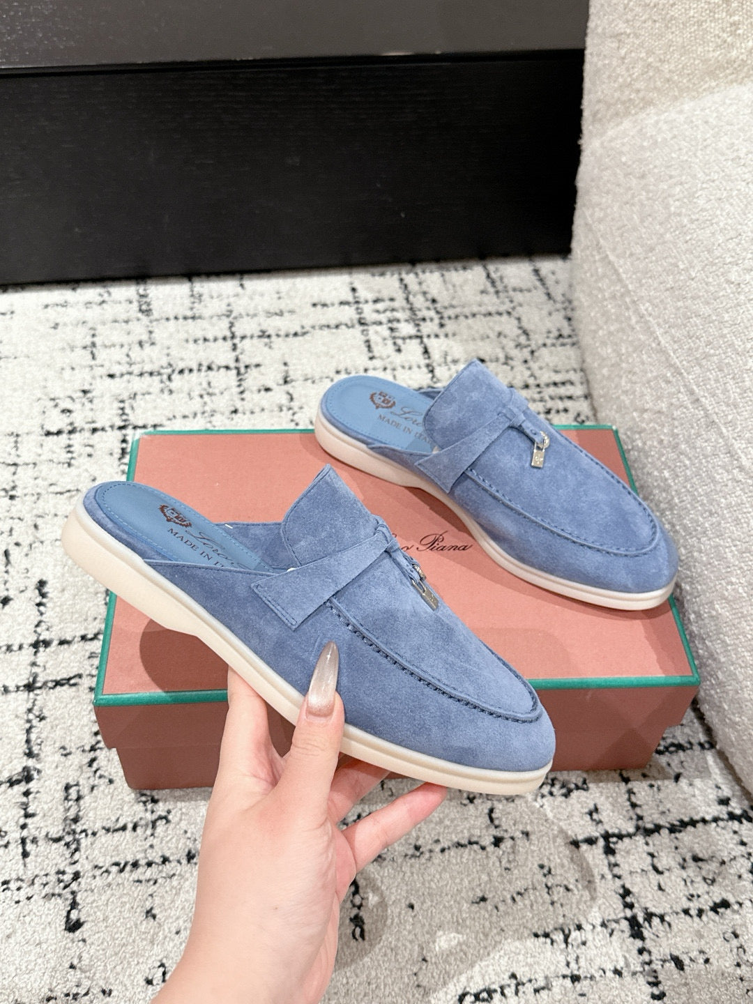 Loro Piana Sabot Loafers