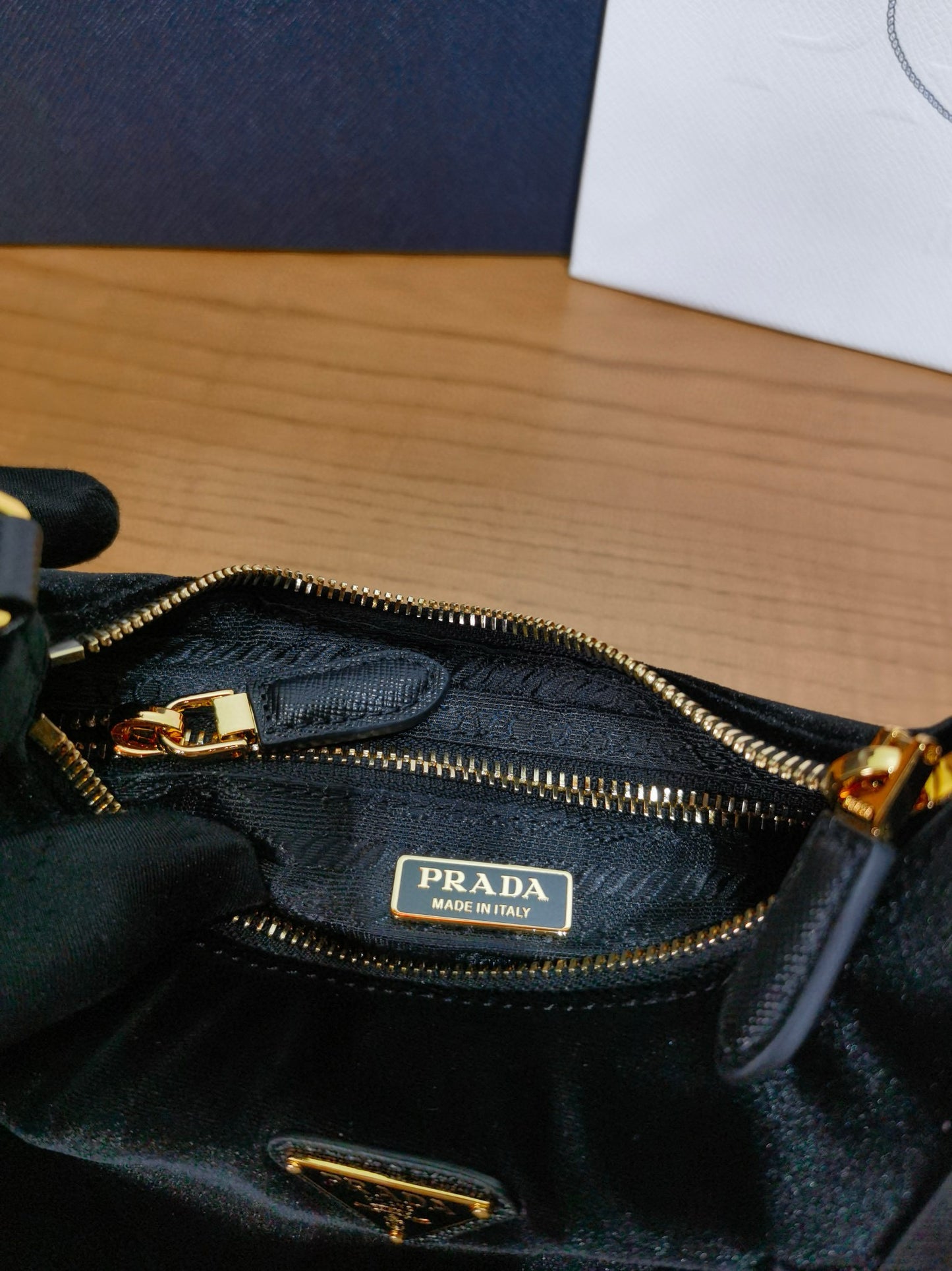 PD 2005 Velvet & Saffiano Mini Bag